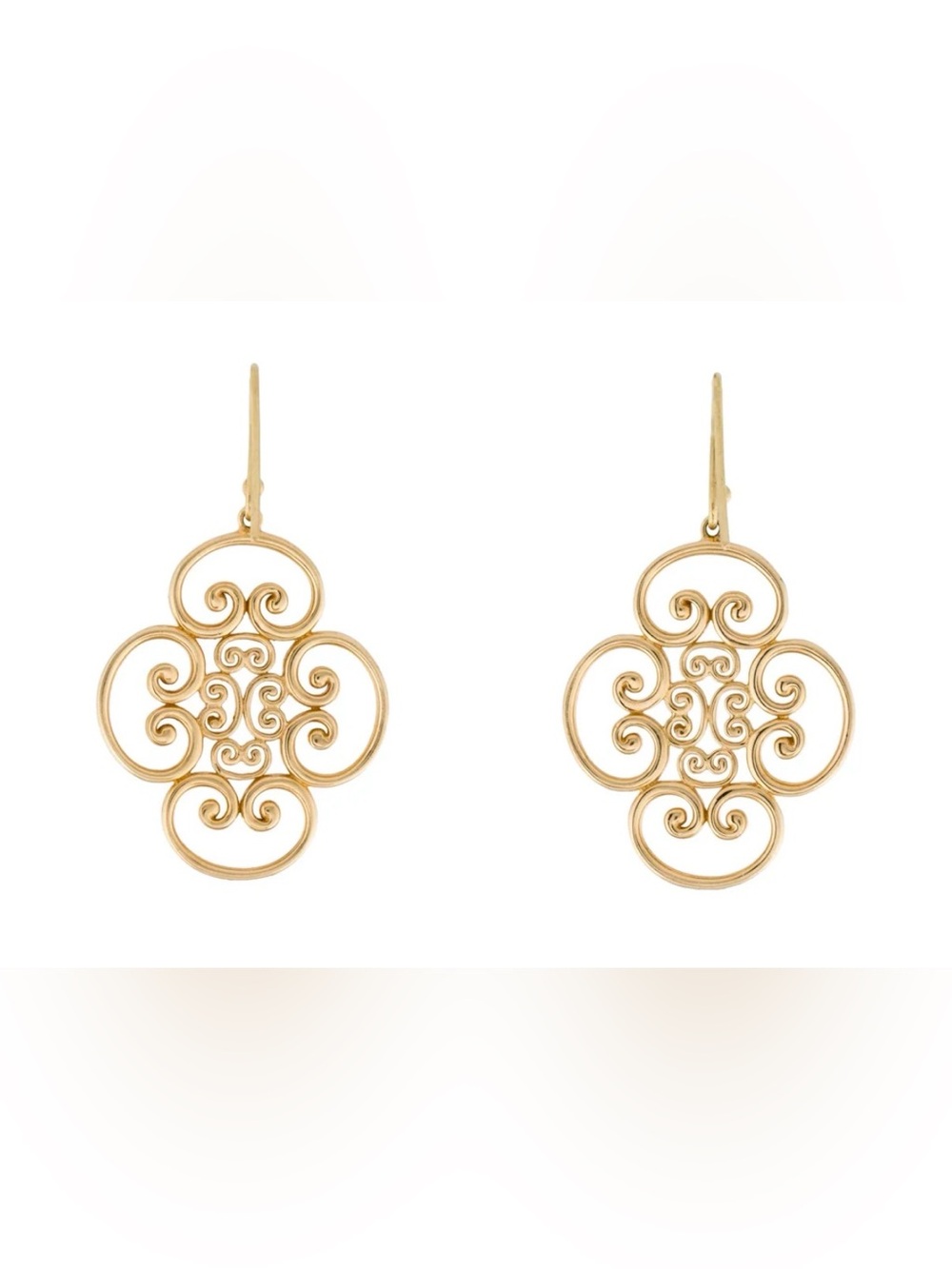 Tiffany Paloma Picasso Venezia Goldoni Quadruplo Drop Earrings